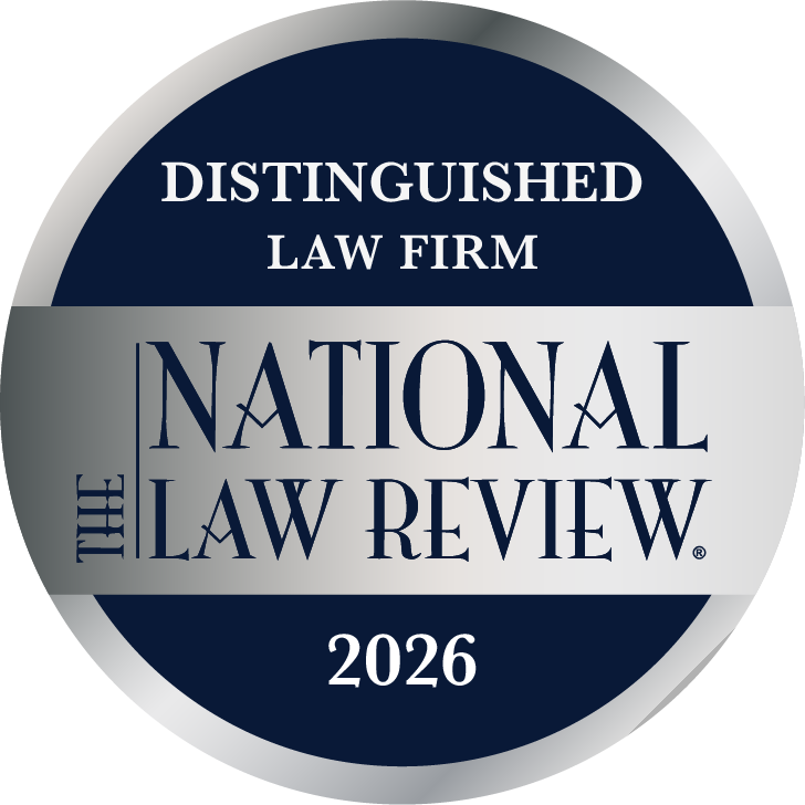 National Law Review's Distinguished Law Firm badge