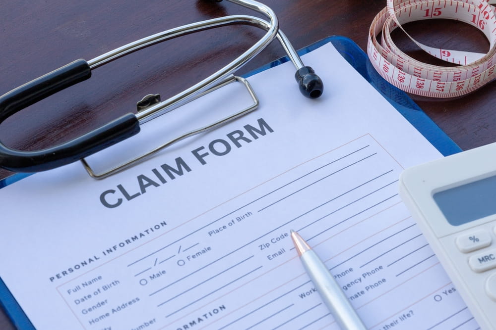 Formulario relacionado con una reclamación por negligencia médica en Florida